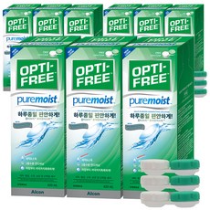 옵티프리 퓨어모이스트 렌즈세정액 3p + 렌즈케이스 3p, 420ml, 3세트