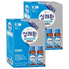 상쾌환 부스터 ZERO 숙취해소음료, 100ml, 4개
