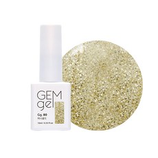 아이빛 네일아트 젬젤 컬러 젤네일, 80미니골드, 10ml, 1개