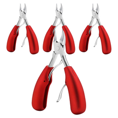 用於屠體釘的先進鍊式切割鉗, 紅色, 4個