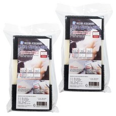 韓國 Wheelta菜瓜布 象牙白 3入 + 黑色 3入 組, 2套