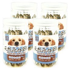 Mr.凍乾 犬用原肉凍乾 爆蛋柳葉魚 110g*4包 零食 寵物食品, 120g