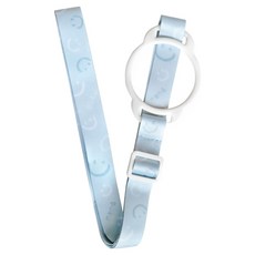 PUKU 藍色企鵝 Bubble矽膠環水壺揹帶 彈性佳不易扯斷 適用水壺口徑5.5~7CM 總長可調, 靜藍, 1條