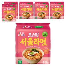 풀무원자연건면 로스팅 서울 라면 97g, 24개