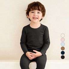 unifriend 兒童無痕保暖刷毛九分內衣上下套裝