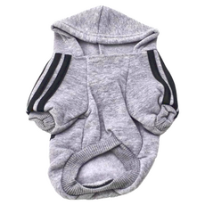 狗衣服 尺碼 7XL 布料材質, 灰色, 1件