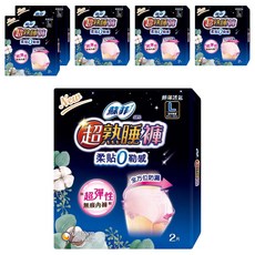 SOFY 蘇菲 超熟睡內褲型衛生棉, L(臀圍85~105cm), 2片, 6包