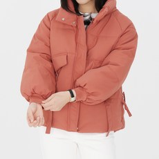 모이르벨라 여성용 리본 스트링 숏 패딩