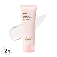 B JEWEL 粉紅蘆薈清涼舒緩防曬霜 SPF50+ PA++++, 40ml, 2條