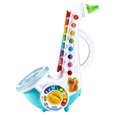 LeapFrog 跳跳蛙 爵士貓薩克斯風 探索爵士樂 顏色和數字 附雙面樂譜卡, 18個月, 1個