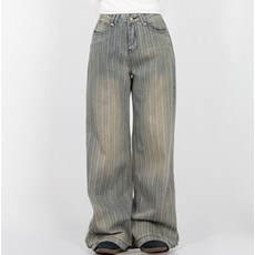 Dotif 女款Wish條紋水洗長褲 P25SS1-A1513