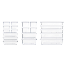 Changsin Living 昌信生活 SENSE 保鮮盒 Set 20入 (小款1號+小款2號+中款1號+中款2號+大款1號+大款2號), 1組