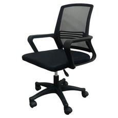 AOTTO 創意傢俱 人體工學透氣網布電腦椅/辦公椅, 黑色