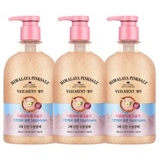 벨먼 스파 수분광채 약산성 스크럽 바디워시 씨솔트향, 580ml, 3개