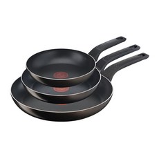 테팔 티타늄 액티쿡 프라이팬 세트 3개, 블랙커피, 프라이팬 20cm + 24cm + 30cm, 1세트