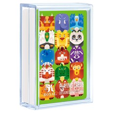 ROYAL 樂友 童趣方塊教育撲克塑膠牌, 動物, 1盒