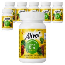 Alive 鈣鎂維生素D補充膠囊, 90顆, 7個