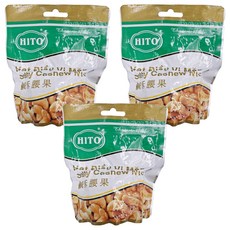 YILIN 憶霖 HITO 鹹酥腰果, 口感酥脆 粒粒飽滿, 100g, 3包