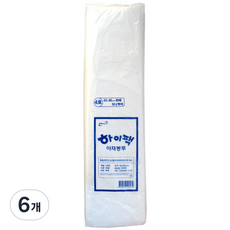 하이팩 야채봉투 4호 백 80p, 4호(50L), 80개, 6개