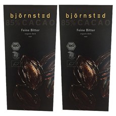 bjoernsted 黑巧克力, 100g, 2個