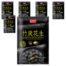 盛香珍 竹炭花生, 90g, 6包