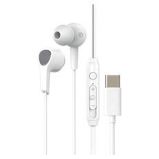 IRIVER Type-C 入耳式有線耳機 Galaxy iPhone 相容, ICP-G404, 白色