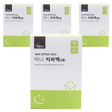 Life smile 迷你夾鏈袋, 100入, 大(L), 4個