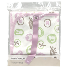 BEBE' AMiCO 森林多功能防水透氣墊 70cm X 100cm 台灣製造, 森林 粉色, 1個