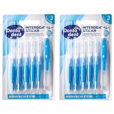 dm Dontodent 附蓋牙間刷, 2個, 6入, 0.6mm