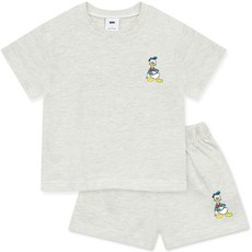 Golden Rabbit Kid's Disney 短袖 Little Donal 上下褲套裝