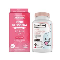 허벌랜드 핑크블라썸 구미젤리 비타민, 168g, 1개