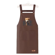 더예쁜 작업용 앞치마, 갈색