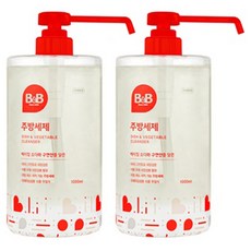 비앤비 주방세제 액상형, 1000ml, 2개