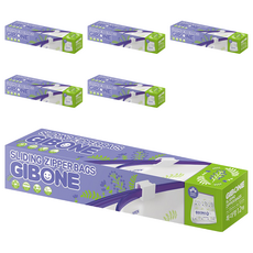 GIBONE 花卉版滑鏈式保鮮夾鏈袋, XL, 12入, 6盒