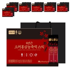 정원삼 6년근 고려홍삼 농축액 스틱 30개입 + 쇼핑백, 300g, 7세트
