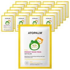 아토팜 키즈 프로기 마스크팩, 15g, 25개