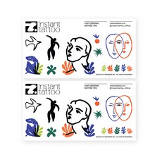 instant tattoo 馬蒂斯 1910 2p, 混色, 1個