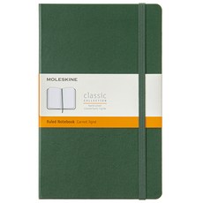 MOLESKINE 經典硬殼橫線筆記本 L, 1個, 香桃木綠