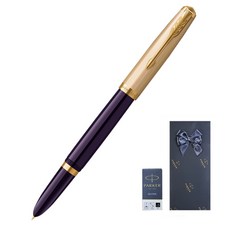 PARKER 派克 51豪華版GT鋼筆+筆盒, F, 李子