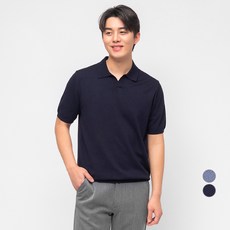 Carat 男士短袖領針織衫