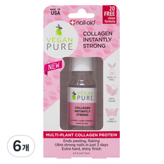 네일에이드 비건 퓨어 콜라겐 인스턴틀리 스트롱, 15ml, 6개