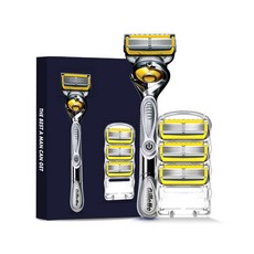 Gillette 吉列 潤滑系列刮鬍刀+刮鬍刀片 3入, 1組