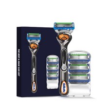 Gillette 吉列 電動刮鬍刀+刮鬍刀替換刀片 3入組, 1套