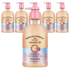 벨먼 스파 수분광채 약산성 스크럽 바디워시 히말라야 핑크솔트, 580ml, 6개