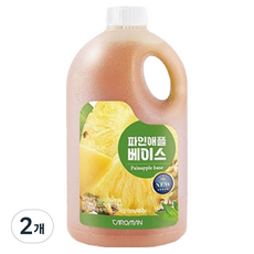 까로망 파인애플 베이스, 1.9kg, 2개