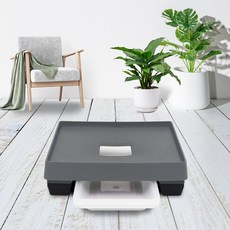 抽屜式方型花盆架, 灰色