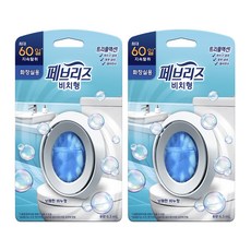 페브리즈 화장실용 비치형 상쾌한 비누향 탈취제 본품, 6.3ml, 2개