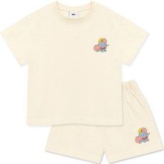 Golden Rabbit Kids Disney 短袖 Komi Dumbo 上下褲套裝