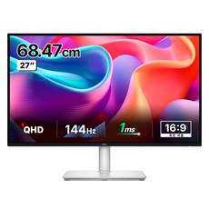 델 QHD IPS 144Hz 스피커 피벗 27 Plus 모니터, 68.47cm, S2725DC