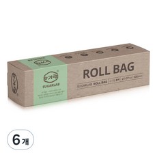 SUGARLAB 愛地球一次性衛生塑膠袋 中 27*37cm, 200入, 中號 (M), 6個